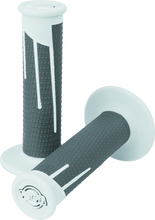 Cargar imagen en el visor de la galería, ProTaper Full Diamond Clamp-On Grips - White/Dark Gray