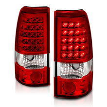 Cargar imagen en el visor de la galería, ANZO 1999-2007 Chevrolet Silverado 1500 LED Taillights Red/Clear