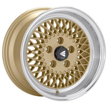 Cargar imagen en el visor de la galería, Enkei92 Classic Line 15x7 38mm Offset 4x100 Bolt Pattern Gold Wheel