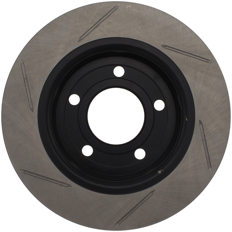 StopTech Power Slot Slotted Left Rear Rotor — Fits 07-13 Mazdaspeed 3, 3 S