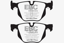 Cargar imagen en el visor de la galería, EBC 10-14 BMW X5 3.0 Turbo (35) Yellowstuff Rear Brake Pads