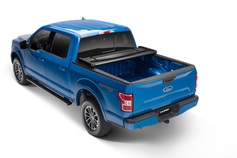 Cubierta de lona plegable triple Genesis para Ford Ranger (caja de 6 pies) Lund 19-23, color negro