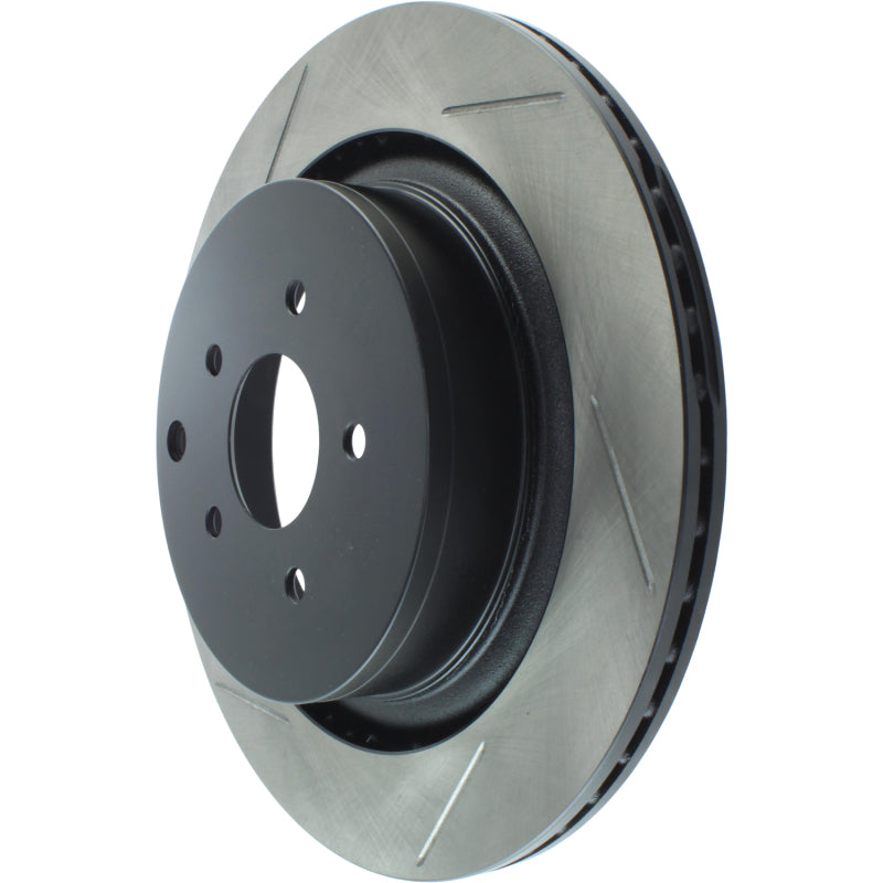 StopTech Power Slot Slotted Rear Right Rotor — Fits 2009-2013 Infiniti FX50