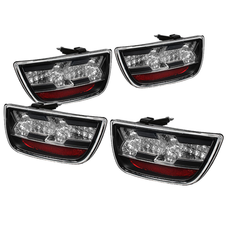 Luces traseras LED Spyder Chevy Camaro 10-13 negras ALT-YD-CCAM2010-LED-BK