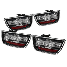 Cargar imagen en el visor de la galería, Luces traseras LED Spyder Chevy Camaro 10-13 negras ALT-YD-CCAM2010-LED-BK