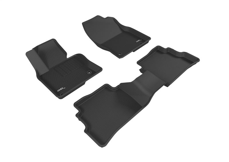 3D MAXpider Kagu All-Weather Floor Mats - Black — Fits 2017-2023 Mazda CX-5