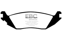 Cargar imagen en el visor de la galería, EBC 03+ Dodge B150 B1500 Cargo 1500 Van 1/2 Ton Ultimax2 Rear Brake Pads