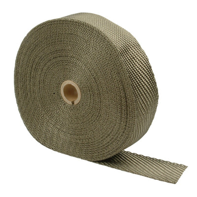 DEI Titanium Exhaust Wrap 2in x 100ft Thermal Heat Shield — Universal Automotive and Motorcycle Fitment