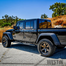 Cargar imagen en el visor de la galería, Westin 20-22 Jeep Gladiator PRO TRAXX 4 Oval Nerf Step Bars - Black