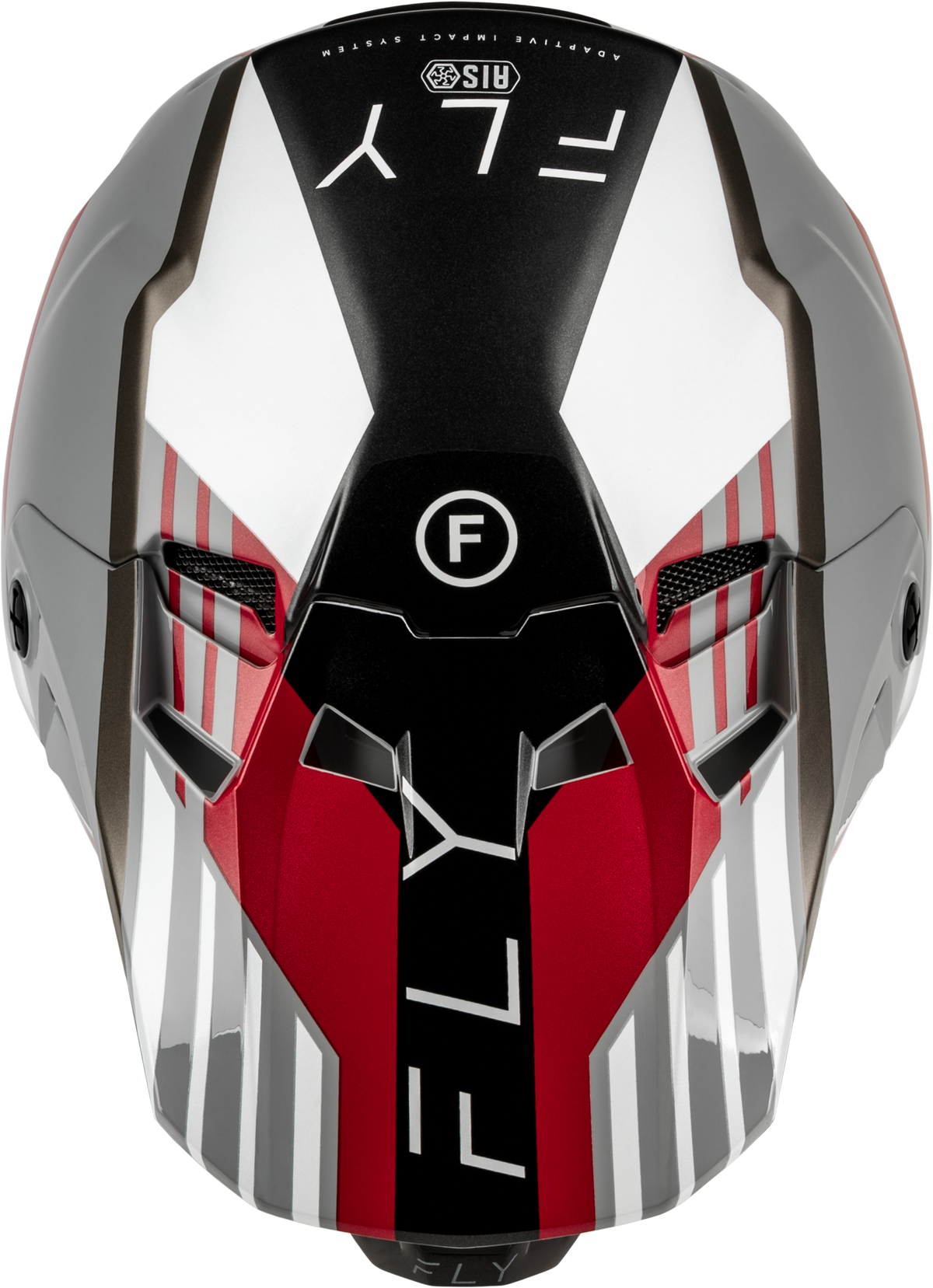 Fly Racing Formula CC Strike Helmet Grey/RED/Black/White LG (73-4362L)