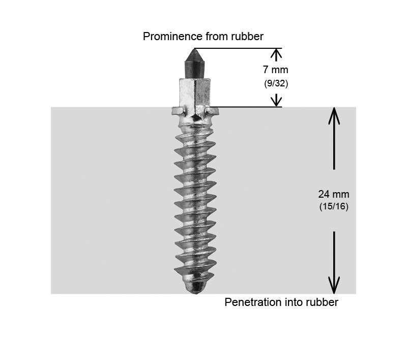 Igrip 1 1/4"-32MM Shoulder Studs QTY 250 (SS-32250R)