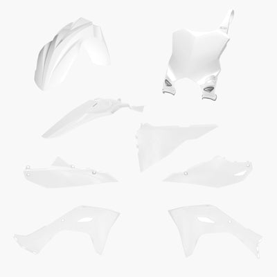 Cycra Replica Body Kit 5 Pc. White — Fits 2024-2025 Kawasaki KX450 KX450X