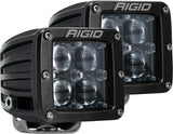 D-Series PRO LED Light, Hyperspot Optic, Surface Mount, Black Housing, Pair