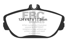 Cargar imagen en el visor de la galería, EBC 94-00 Ford Taurus 3.0 Greenstuff Front Brake Pads