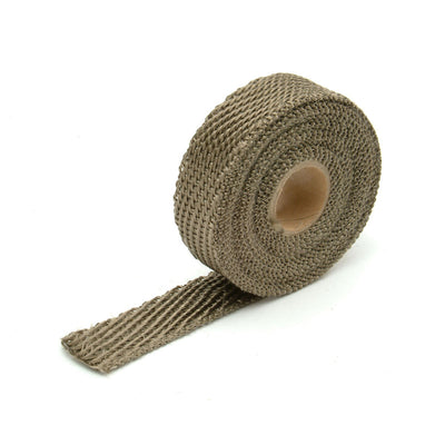 DEI Titanium Exhaust Wrap 1in x 15ft Thermal Heat Shield — Universal Automotive and Motorcycle Fitment