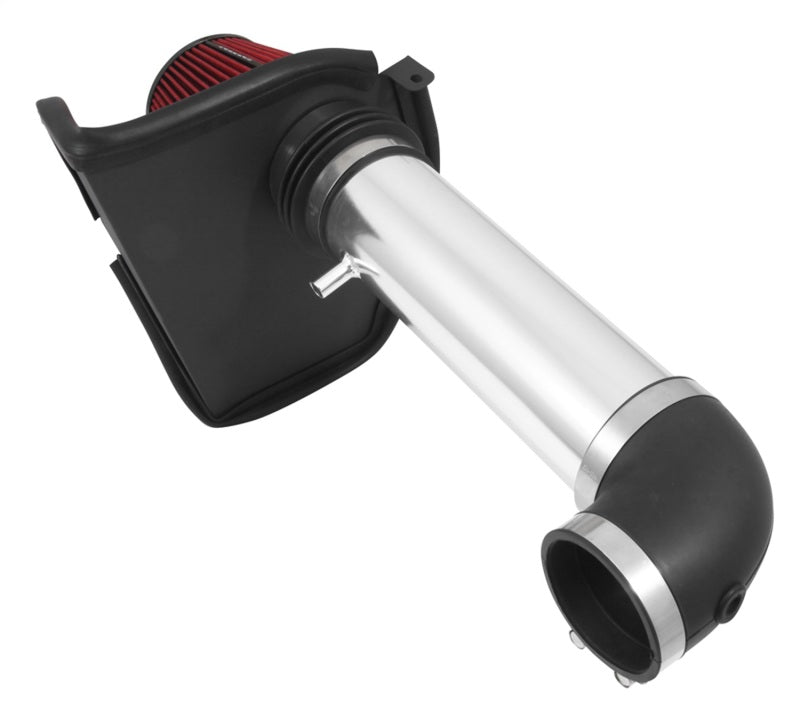Spectre Cold Air Intake Kit - Polished w/Red Filter — Fits 11-20 Dodge Challenger/Charger 5.7L V8