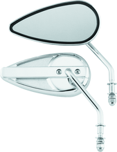 Load image into Gallery viewer, Bikers Choice 65-Up Chrome Teardrop Mirror Universal Custom Pr