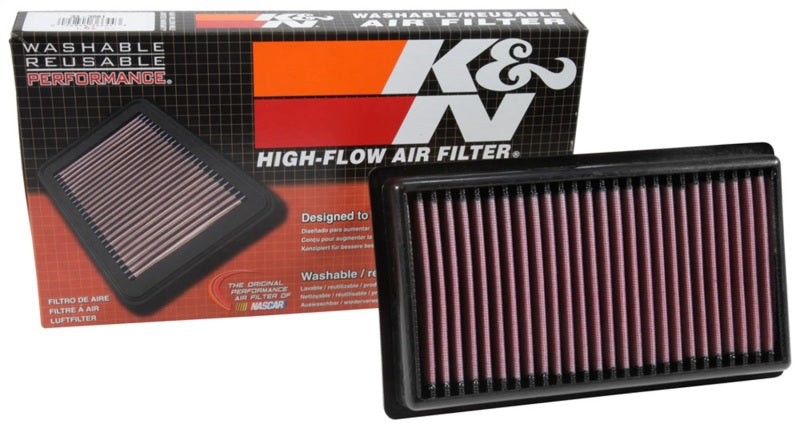 K&N 33-3081 Drop In Air Filter — Fits 2017-2018 Kia Rio IV 1.0L