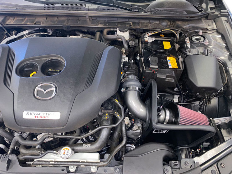 Admisión Typhoon plateada K&amp;N 2021 para Mazda 3 2.5L Turbo L4