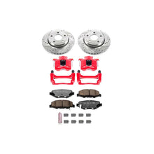 Cargar imagen en el visor de la galería, Power Stop 07-17 Jeep Wrangler Front Z36 Truck &amp; Tow Brake Kit w/Calipers