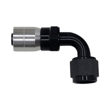 Cargar imagen en el visor de la galería, DeatschWerks 8AN Female Swivel 90-Degree Crimping Style Hose End CPE - Anodized Matte Black