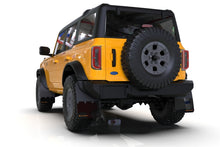 Load image into Gallery viewer, Rally Armor 21-22 Ford Bronco (Plstc Bmpr + RR - NO Rptr/Sprt) Blk Mud Flap w/Cy Orange Logo