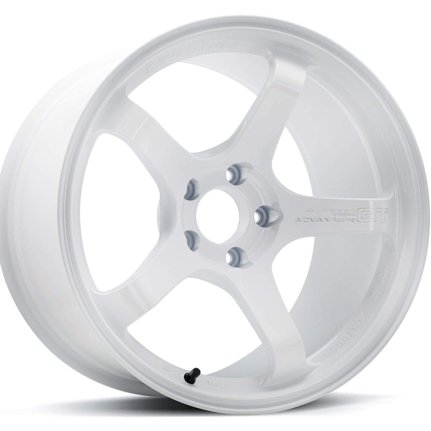 Rueda de competición blanca Advan GT Beyond 18X9 +38 5-114.3