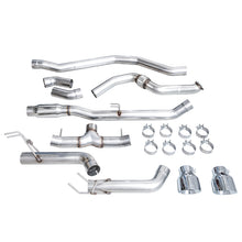 Cargar imagen en el visor de la galería, AWE Tuning 22+ Honda Civic Si/Acura Integra Track Edition Catback Exhaust - Dual Chrome Silver Tips