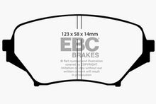 Cargar imagen en el visor de la galería, EBC 06-15 Mazda Miata MX5 2.0 Yellowstuff Front Brake Pads