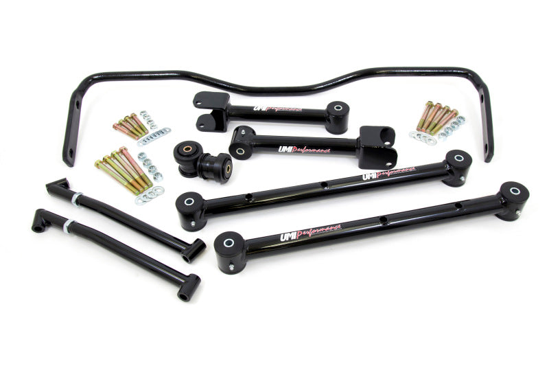 UMI Performance Rear Suspension Kit - Black — Fits 1965-1972 GM A-Body