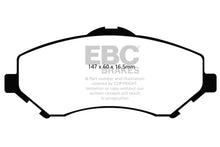 Cargar imagen en el visor de la galería, EBC 08-11 Chrysler Town &amp; Country 3.3 Ultimax2 Front Brake Pads