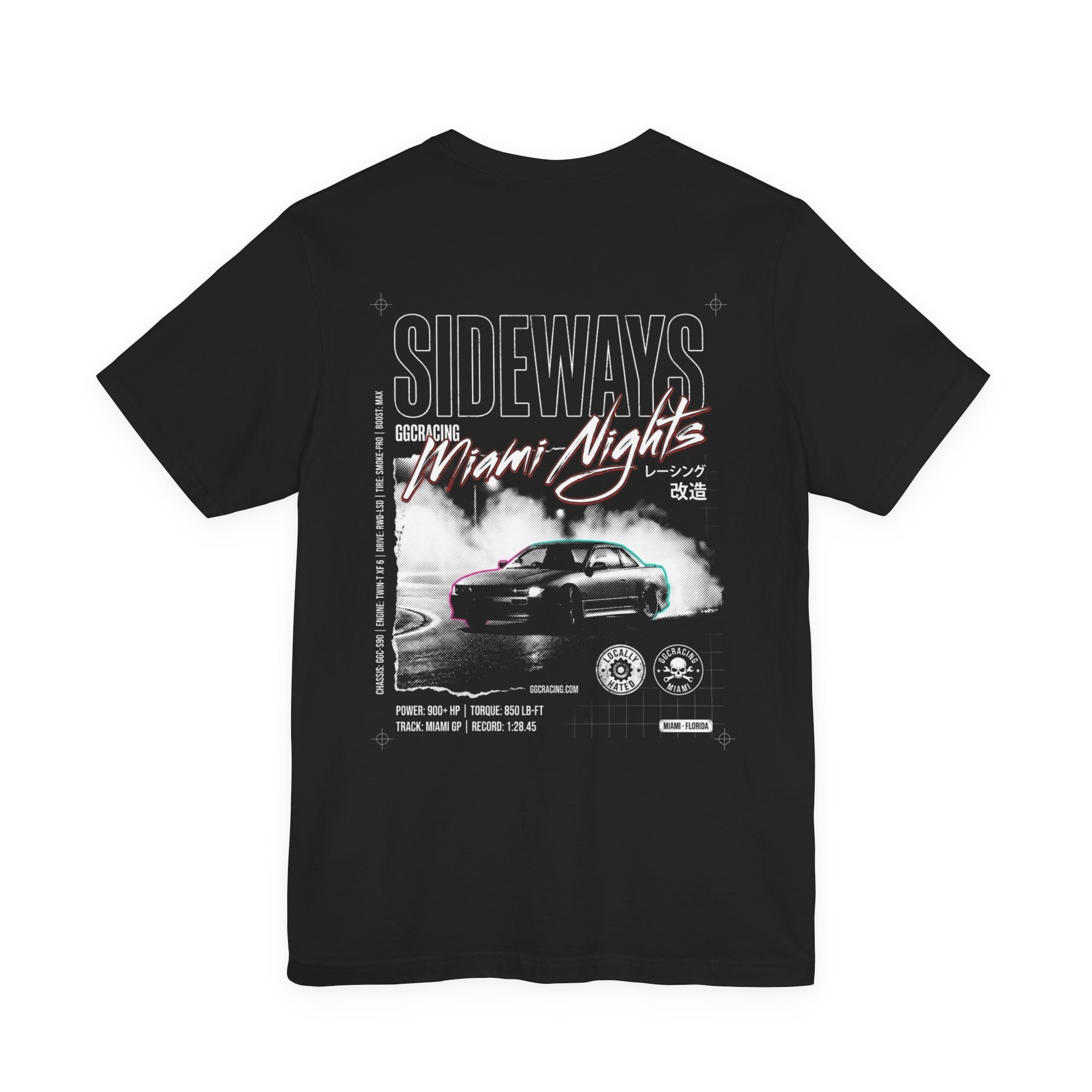 SIDEWAYS — Miami Nights Drift Tee