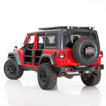 Cargar imagen en el visor de la galería, Go Rhino 08-22 Jeep Wrangler JL/JLU Body Mount Spare Tire Carrier - Tex. Blk