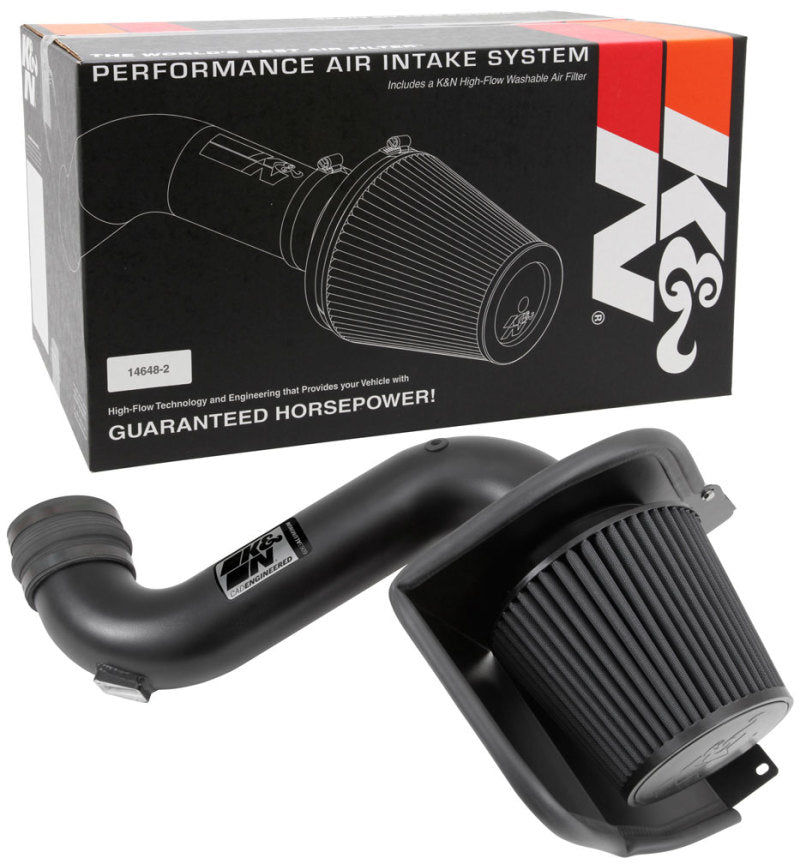 K&N 07-10 GMC Sierra 2500/3500 6.6L V8 Blackhawk Performance Intake Kit