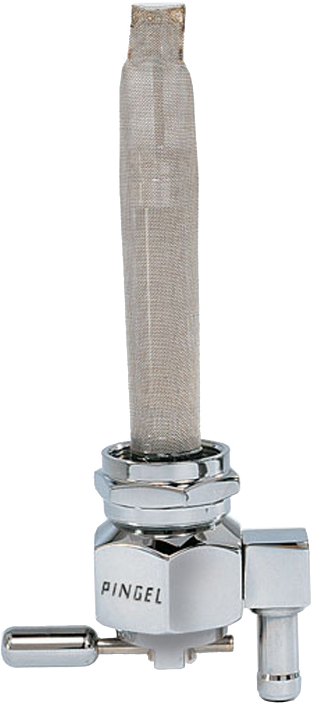 Pingel ENT Power-FLO Petcock Chrome 22MM RES Barb Down (6391-CH)