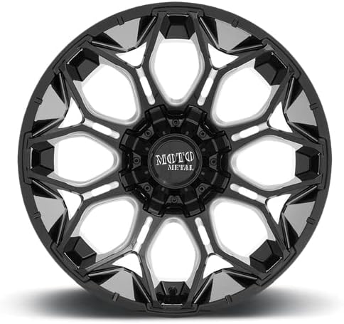 Moto Metal MO808 20X9 8X180 G-BLK MILL 00MM