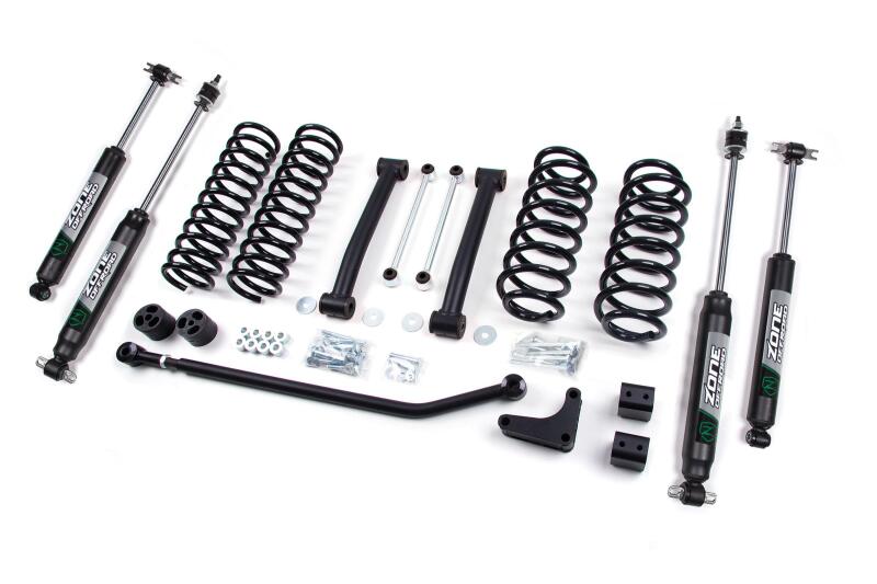 Zone Offroad 4in Suspension System Kit — Fits 1999-2004 Jeep Grand Cherokee WJ