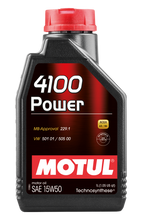 Cargar imagen en el visor de la galería, Motul 1L Engine Oil 4100 POWER 15W50 - VW 505 00 501 01 - MB 229.1