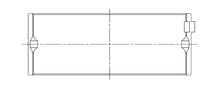 Cargar imagen en el visor de la galería, Juego de cojinetes principales de alto rendimiento y gran tamaño de 0,25 mm para ACL Mitsubishi 4G63/4G64, 6 pernos, primera generación, DSM