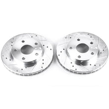 Cargar imagen en el visor de la galería, Power Stop 91-95 Toyota MR2 Front Evolution Drilled &amp; Slotted Rotors - Pair