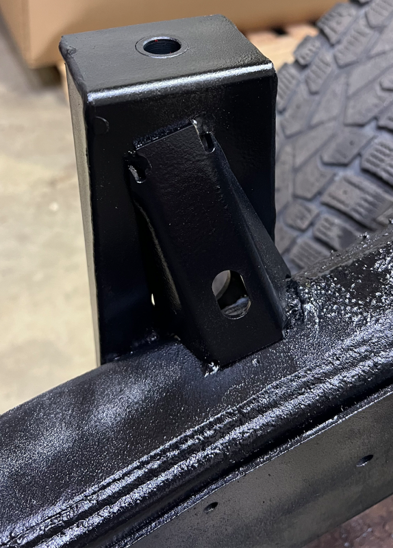 RustBuster Front Bed Mount - Left — Fits 2004-2012 Chevy Colorado & GMC Canyon