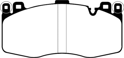 EBC Yellowstuff High-Performance Front Brake Pads — Fits 2015-2021 BMW X5M X6M