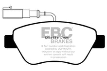 Cargar imagen en el visor de la galería, EBC 10-11 Fiat 500 1.4 (Bosch Calipers) Greenstuff Front Brake Pads