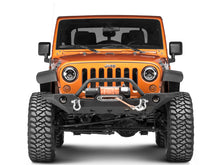 Cargar imagen en el visor de la galería, Raxiom 97-18 Jeep Wrangler TJ/JK Axial Halo Headlights w/ DRL Amber Signals- Blk Hsng (Clear Lens)