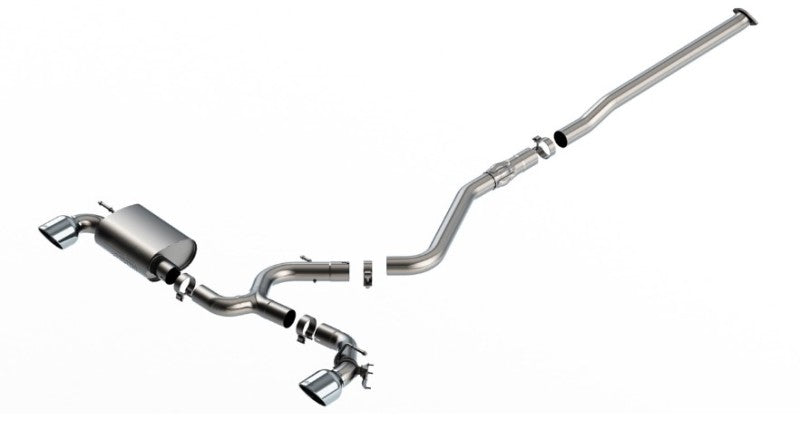 Borla 22-23 Hyundai Kona N 2.0L 4 CIL. Turbo AT/MT ATAK Escape Catback Cromado brillante