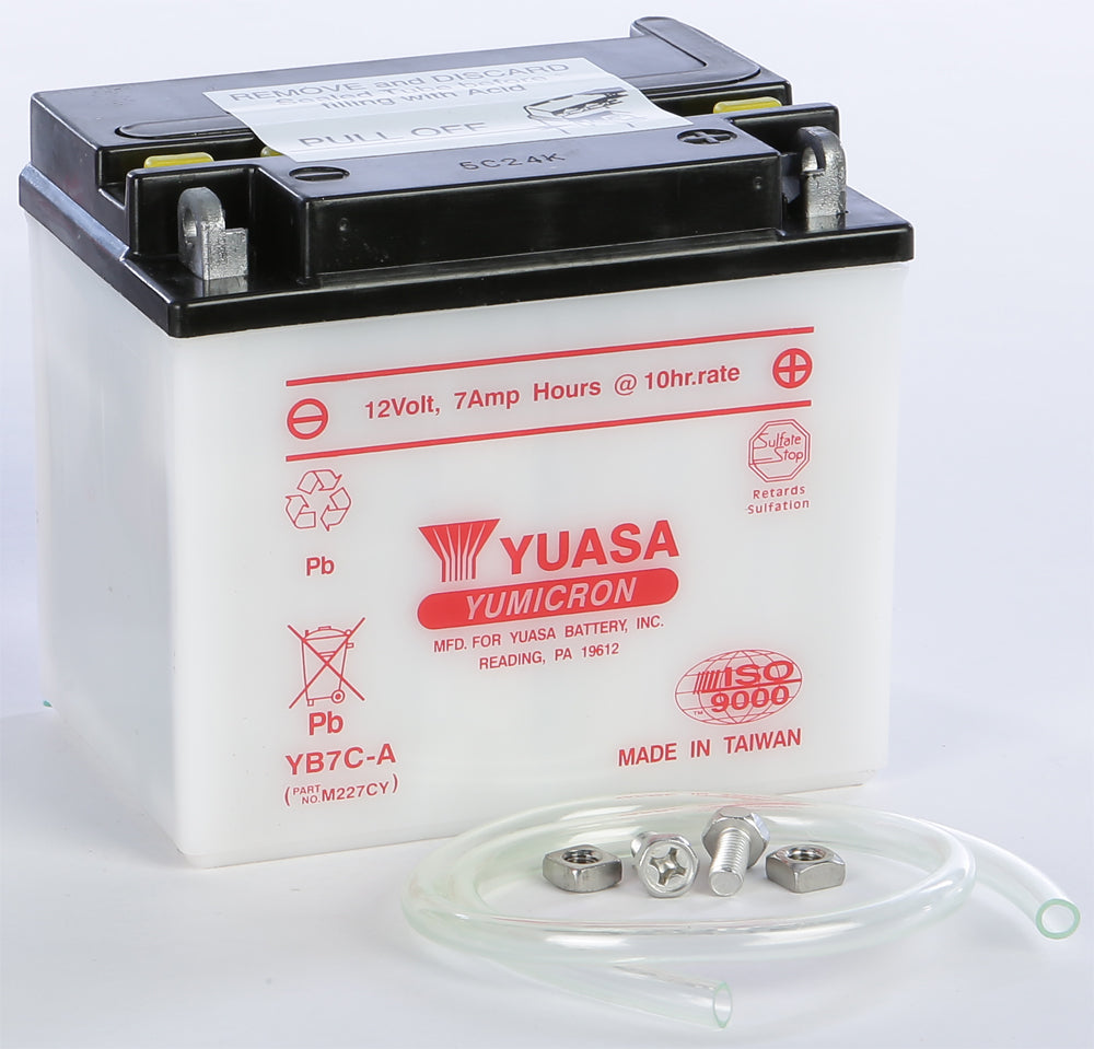 Yuasa Battery YB7C-a Conventional (YUAM227CY)