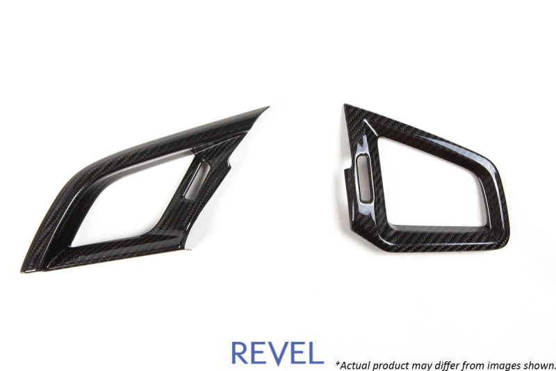 Revel GT Dry Carbon A/C Vent Covers (Left & Right) 16-18 Honda Civic - 2 Pieces