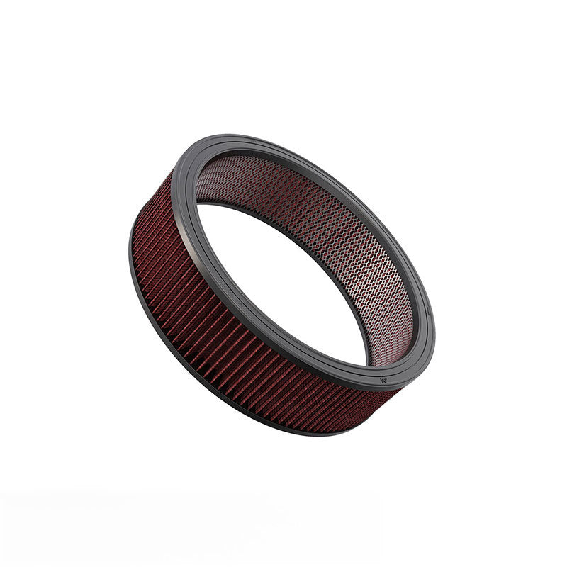 K&N High-Flow Drop-In Air Filter — 14in OD / 12in ID / 4in H w/ Wire — Fits 1988-1994 Chevrolet/GMC Trucks