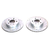 Power Stop 95-97 Ford Crown Victoria Front Evolution Drilled & Slotted Rotors - Pair