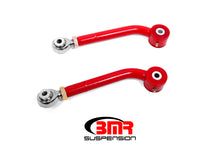 Cargar imagen en el visor de la galería, BMR 08-17 Challenger Upper Trailing Arms w/ Single Adj. Poly/Rod Ends - Red